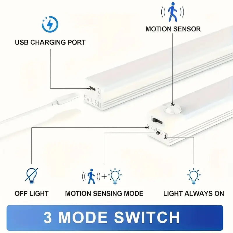 Wireless Rechargeable LED light bar
