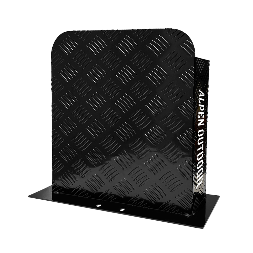 Diesel Heater Fuel Tank Protector Cover Drawbar Mount 2mm Aluminium Double Side 10/15L L/R Black YS