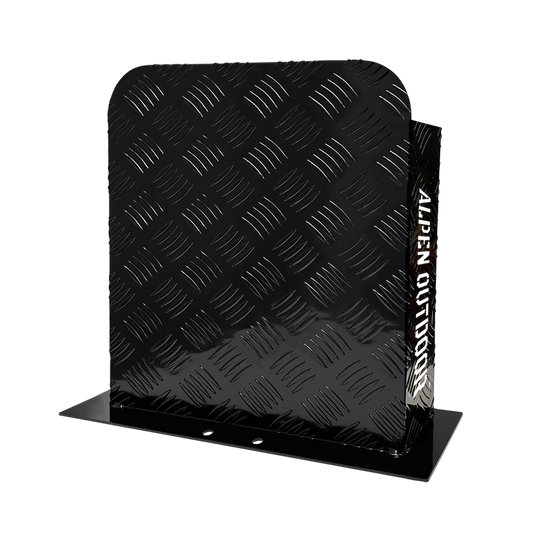 Diesel Heater Fuel Tank Protector Cover Drawbar Mount 2mm Aluminium Double Side 10/15L L/R Black YS