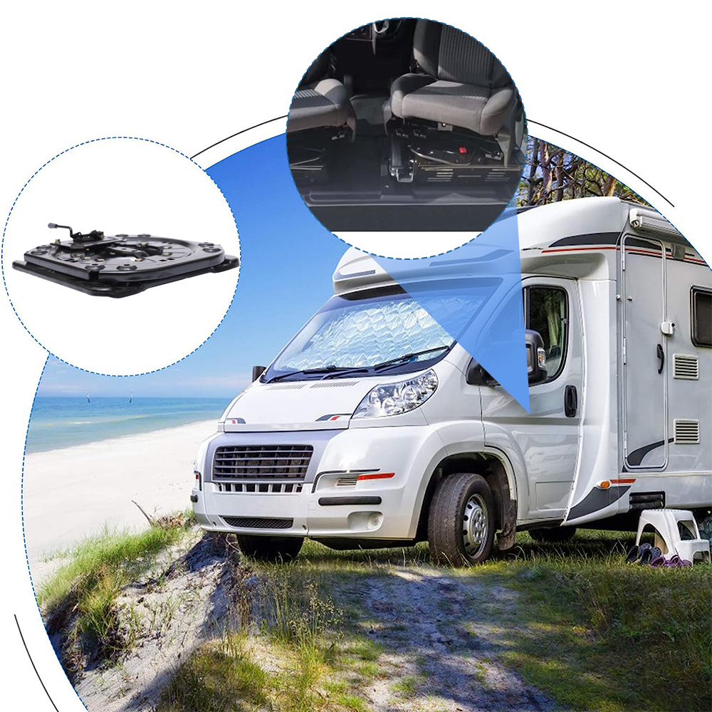 Heavy-duty Car Swivel Seat Base Turntable 360 Degree Rotatable Swivel Stool RV Camper Boat Bus MPV 4 Gear YS