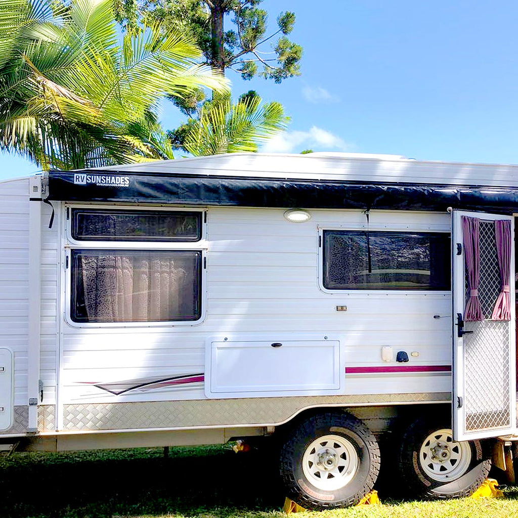 Caravan Awning Protector Cover for 17ft Awning (16'4" WHITE) - RVdirect