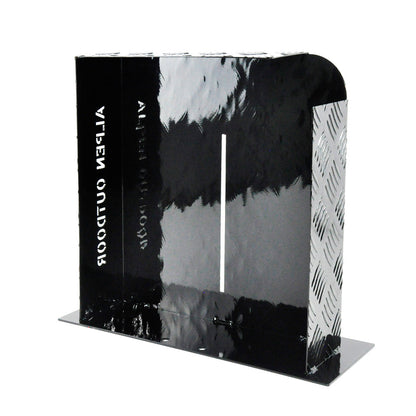 Heater Diesel Tank Protector Cover Drawbar Mount 2mm Thickness Aluminium Suit 10L 15L Fuel Tank (LEFT) Black YS