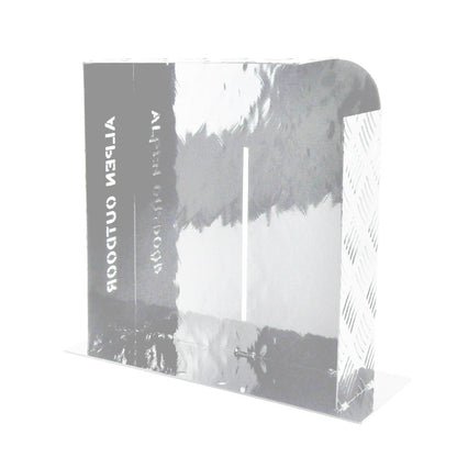 Heater Diesel Tank Protector Cover Drawbar Mount 2mm Thickness Aluminium Suit 10L 15L Fuel Tank (LEFT) Silver YS