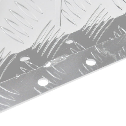 Heater Diesel Tank Protector Cover Drawbar Mount 2mm Thickness Aluminium Suit 10L 15L Fuel Tank (LEFT) Silver YS