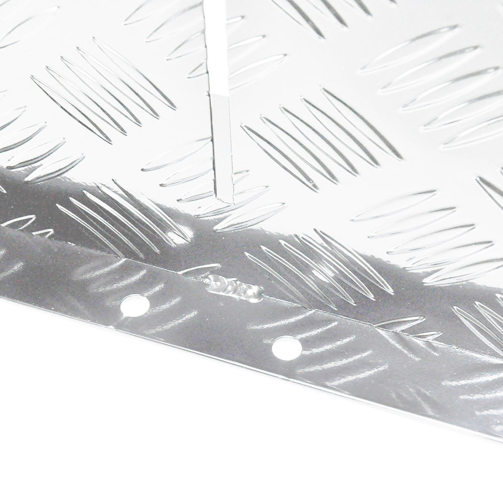 Diesel Heater Fuel Tank Protector Cover Drawbar Mount 2mm Aluminium Double Side 10/15L L/R Silver YS