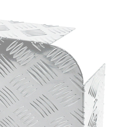 Diesel Heater Fuel Tank Protector Cover Drawbar Mount 2mm Aluminium Double Side 10/15L L/R Silver YS