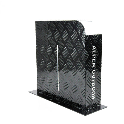 Heater Diesel Tank Protector Cover Drawbar Mount 2mm Thickness Aluminium Suit 10L 15L Fuel Tank (RIGHT) Black YS