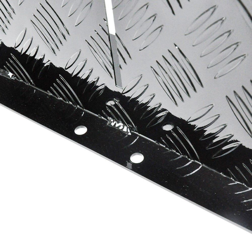 Heater Diesel Tank Protector Cover Drawbar Mount 2mm Thickness Aluminium Suit 10L 15L Fuel Tank (RIGHT) Black YS