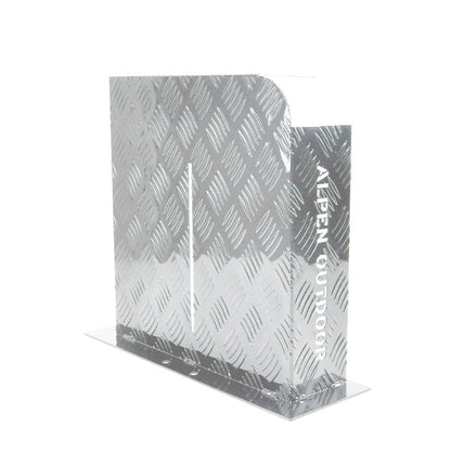 Heater Diesel Tank Protector Cover Drawbar Mount 2mm Thickness Aluminium Suit 10L 15L Fuel Tank (RIGHT) Silver YS