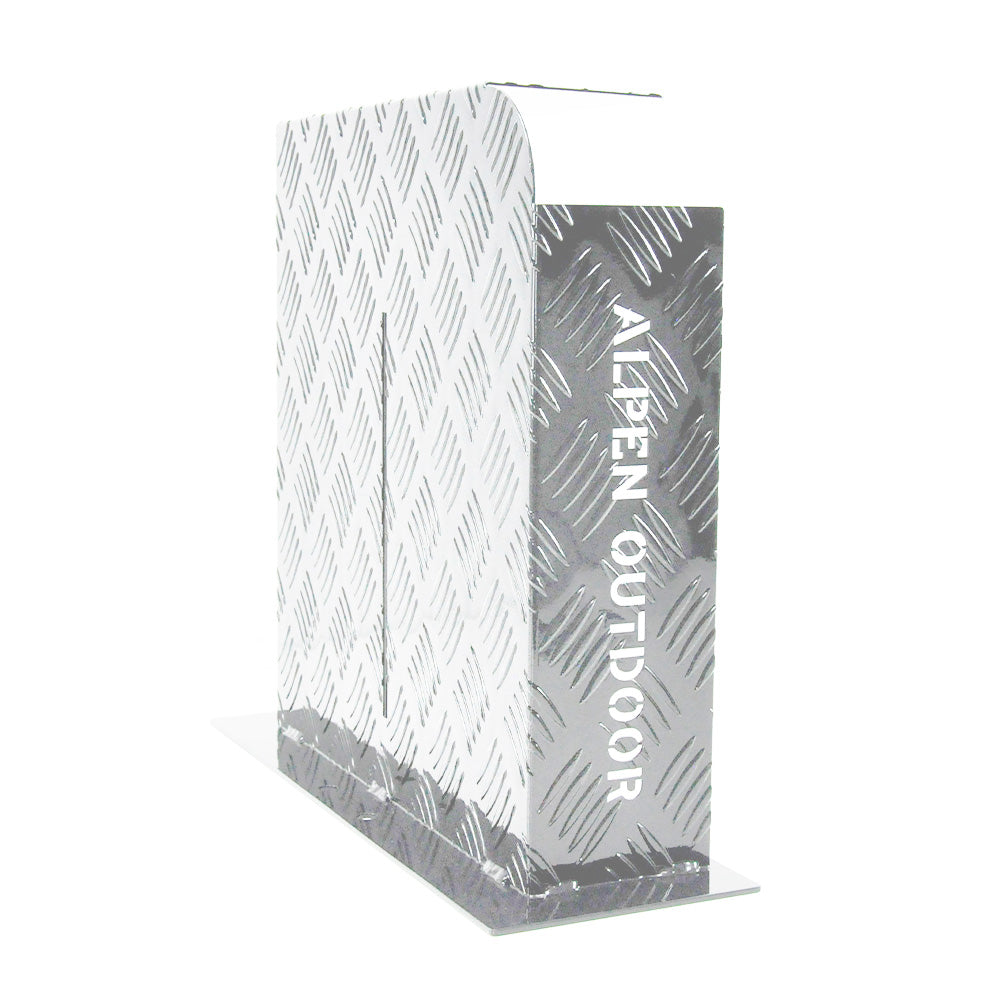 Heater Diesel Tank Protector Cover Drawbar Mount 2mm Thickness Aluminium Suit 10L 15L Fuel Tank (RIGHT) Silver YS