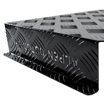 Aluminum Caravan Diesel Heater Fuel Tank Protector Cover Self Adhesive 2mm Left/Right Base 10L/15L Black YS