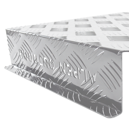 Aluminum Caravan Diesel Heater Fuel Tank Protector Cover Self Adhesive 2mm Left/Right 10L/15L Silver/Raw YS