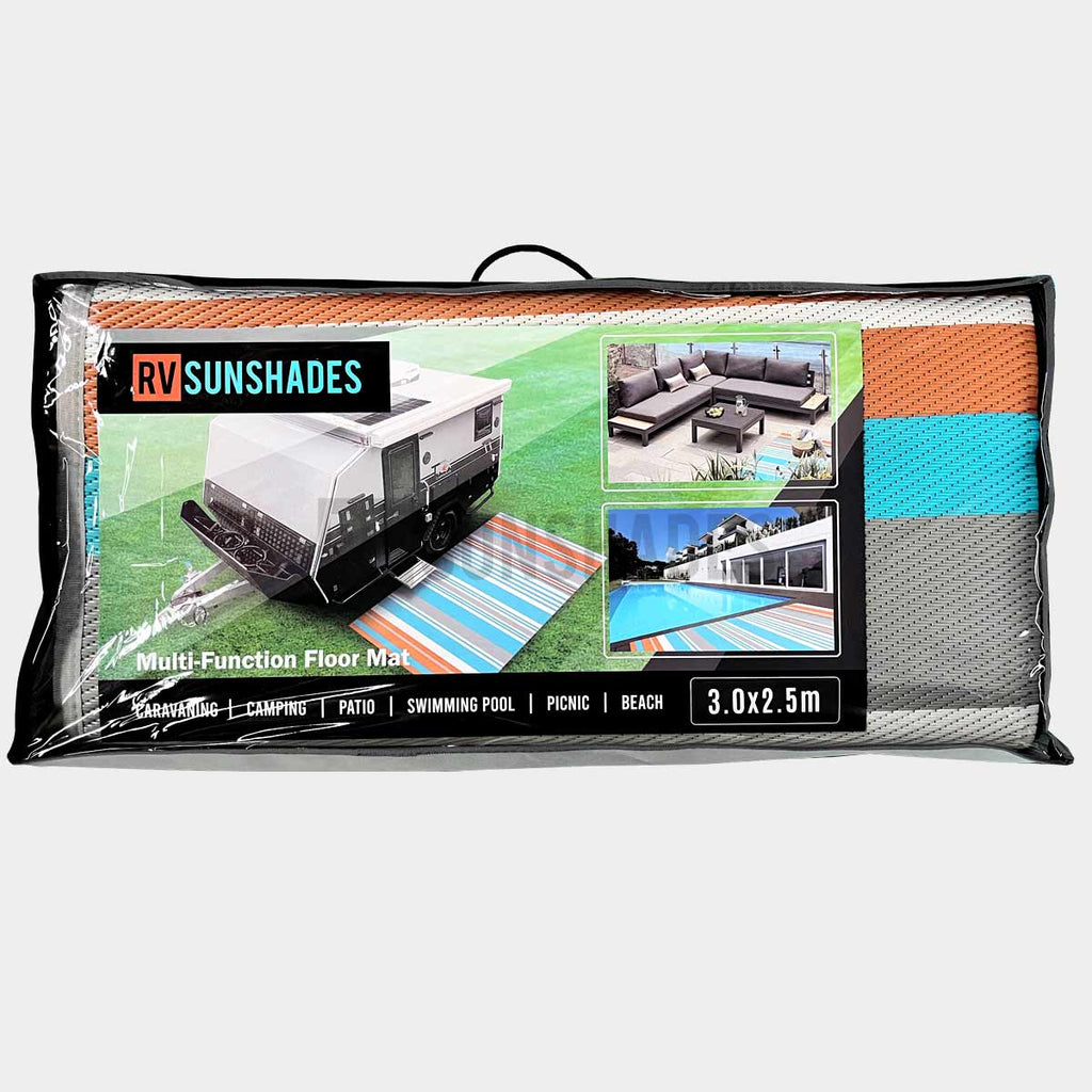 Camping Mat Outdoor Floor Mat Multi-purpose Floor Mat 5.0x2.5m - RV SUNSHADES