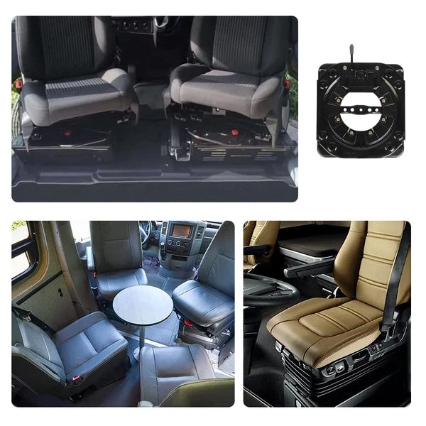 Heavy-duty Car Swivel Seat Base Turntable 360 Degree Rotatable Swivel Stool RV Camper Boat Bus MPV 4 Gear YS