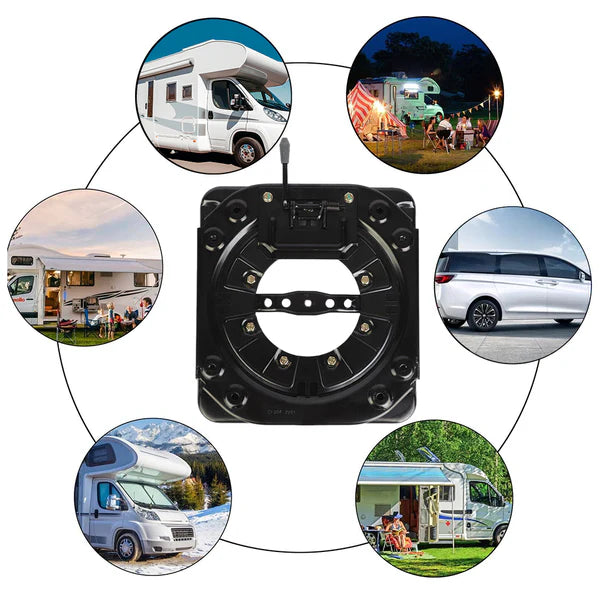 Heavy-duty Car Swivel Seat Base Turntable 360 Degree Rotatable Swivel Stool RV Camper Boat Bus MPV 4 Gear YS