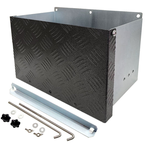Galvanised Battery Box Anti-Rattling Trailer Caravan Boat Spare Part
