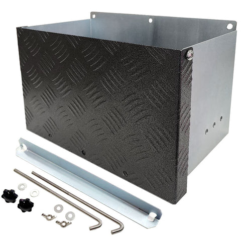 Galvanised Battery Box Anti-Rattling Trailer Caravan Boat Spare Part