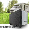 Galvanised Battery Box Anti-Rattling Trailer Caravan Boat Spare Part