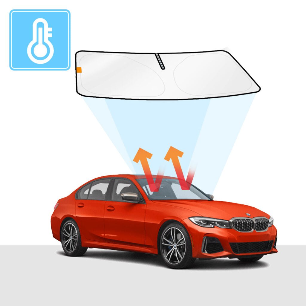 BMW 3 series F30 windshield sun shade