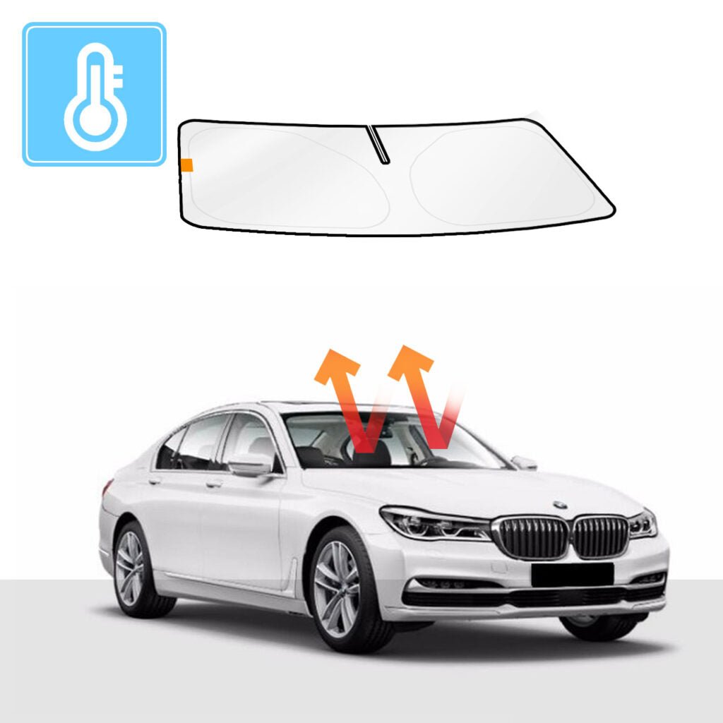 BMW 7 series windshield sun shade