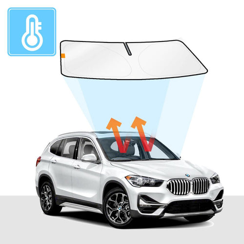 BMW X1 windshield sun shade