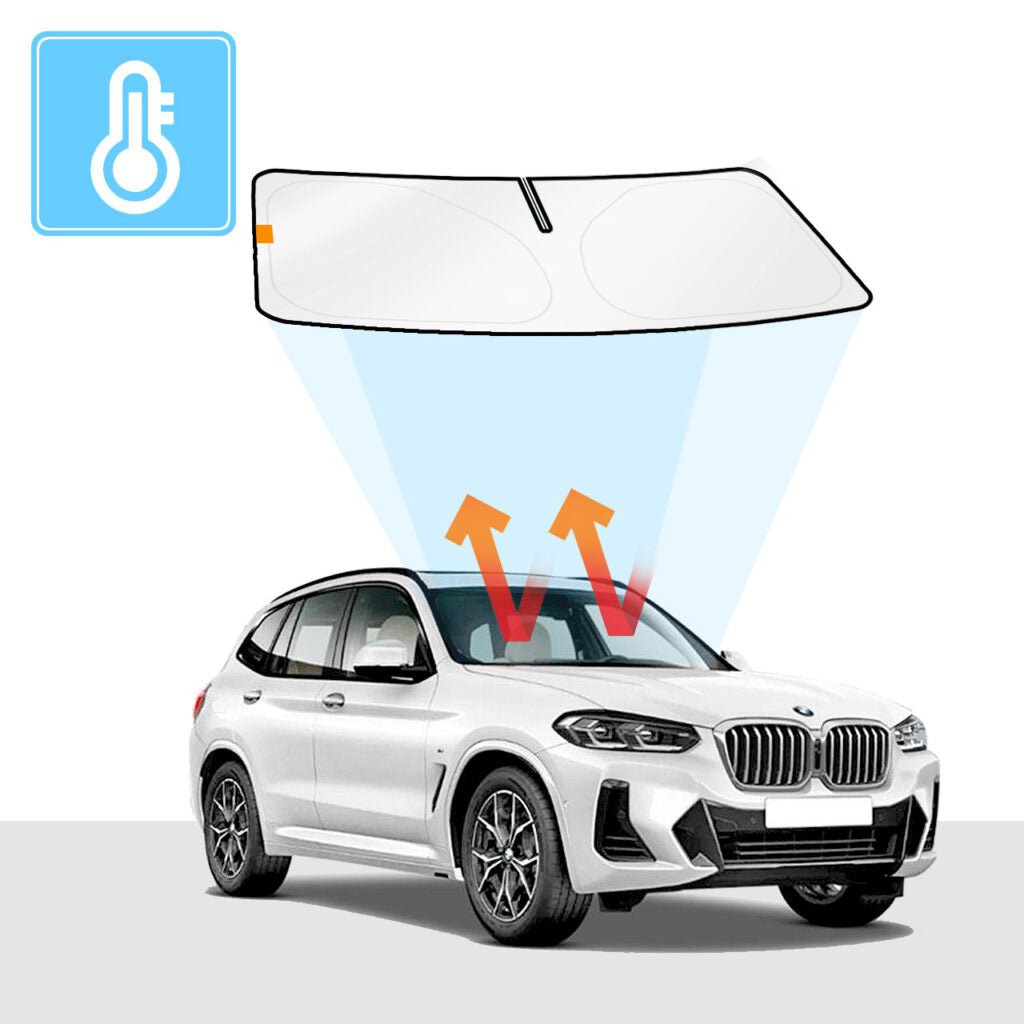 BMW X3 F25 G01 windshield sun shade