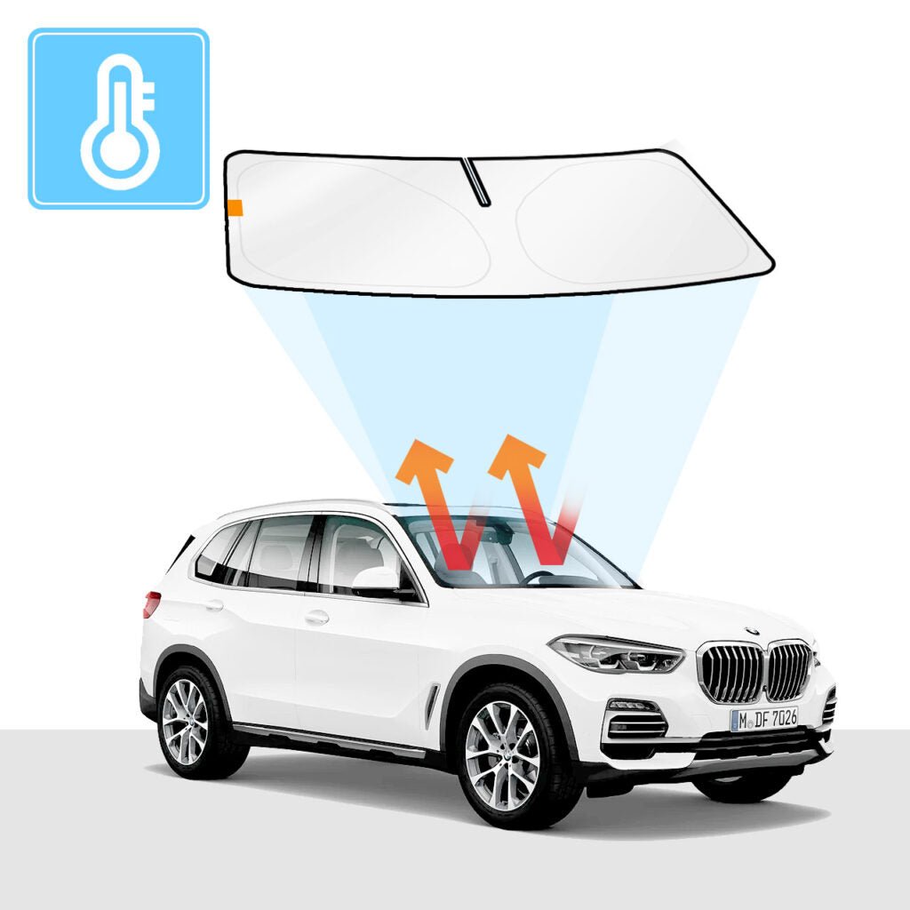 BMW X5 windshield sun shade