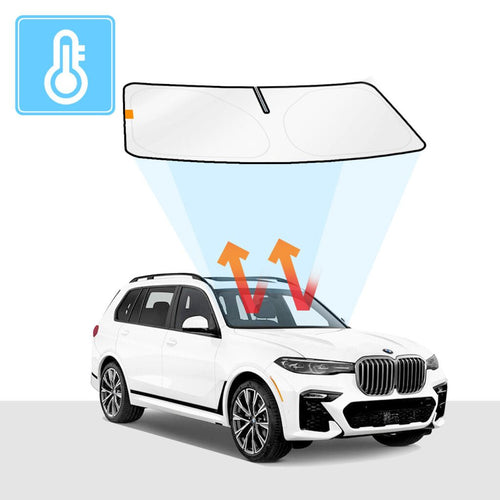 BMW X7 windshield sun shade