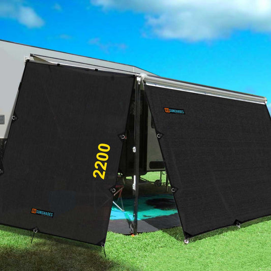 RVSUNSHADES awning end wall angle cut