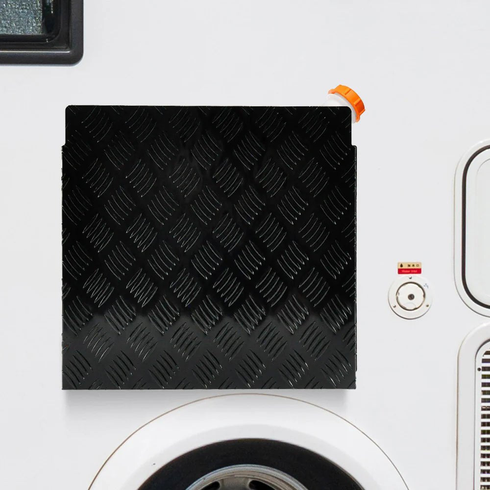 Diesel Heater Fuel Tank Protector Cover 2mm Aluminium 10L 15L Black YS