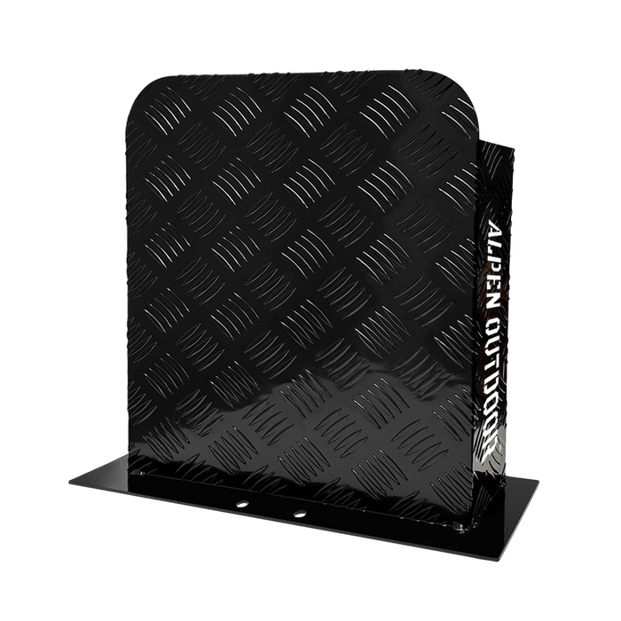 Diesel Heater Fuel Tank Protector Cover Drawbar Mount 2mm Aluminium Double Side 10/15L L/R Black YS