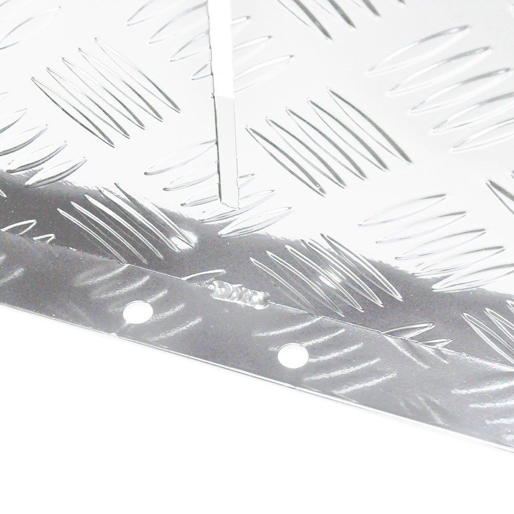 Diesel Heater Fuel Tank Protector Cover Drawbar Mount 2mm Aluminium Double Side 10/15L L/R Silver YS