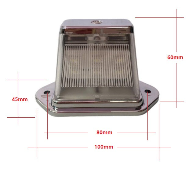 number plate light