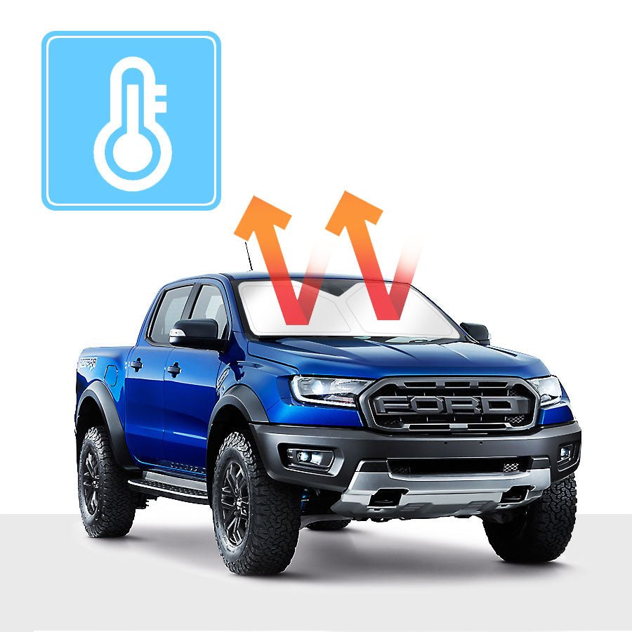 FORD Ranger Windshield Sun Shade PX/RA 2011-Now Solar Screens BLOCK OUT (RV23) *Premium*