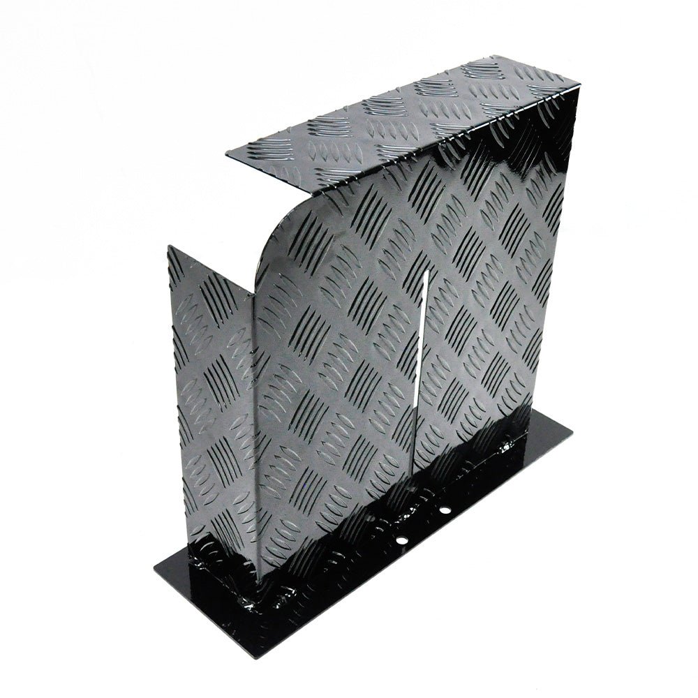 Heater Diesel Tank Protector Cover Drawbar Mount 2mm Thickness Aluminium Suit 10L 15L Fuel Tank (LEFT) Black YS