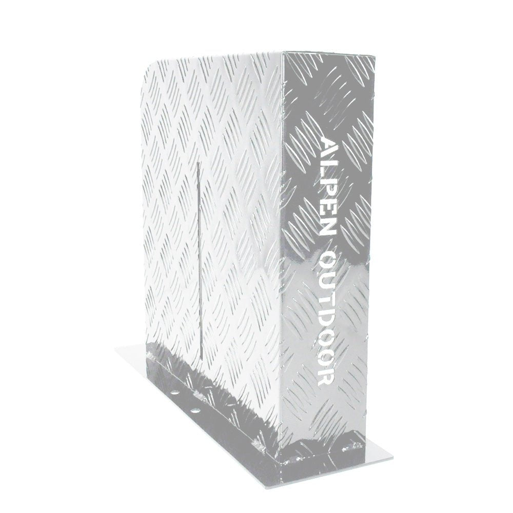 Heater Diesel Tank Protector Cover Drawbar Mount 2mm Thickness Aluminium Suit 10L 15L Fuel Tank (LEFT) Silver YS