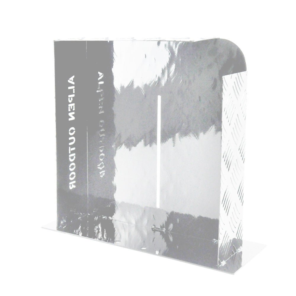 Heater Diesel Tank Protector Cover Drawbar Mount 2mm Thickness Aluminium Suit 10L 15L Fuel Tank (LEFT) Silver YS