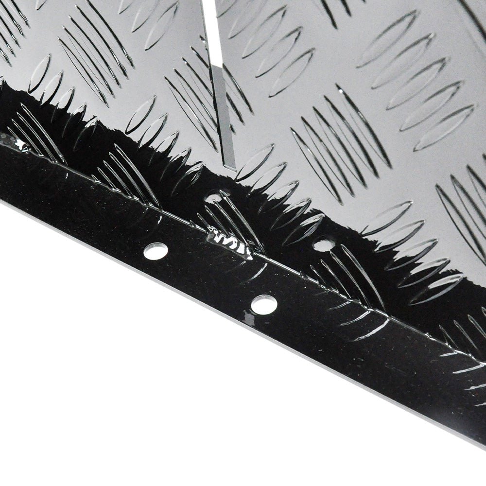 Heater Diesel Tank Protector Cover Drawbar Mount 2mm Thickness Aluminium Suit 10L 15L Fuel Tank (RIGHT) Black YS