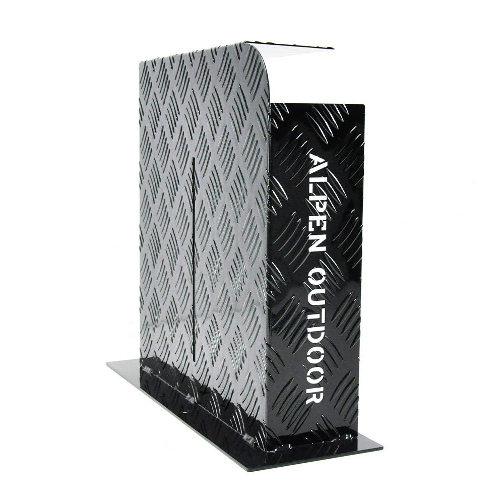 Heater Diesel Tank Protector Cover Drawbar Mount 2mm Thickness Aluminium Suit 10L 15L Fuel Tank (RIGHT) Black YS