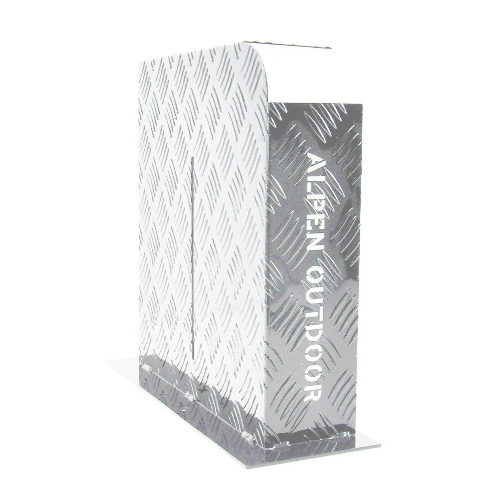 Heater Diesel Tank Protector Cover Drawbar Mount 2mm Thickness Aluminium Suit 10L 15L Fuel Tank (RIGHT) Silver YS