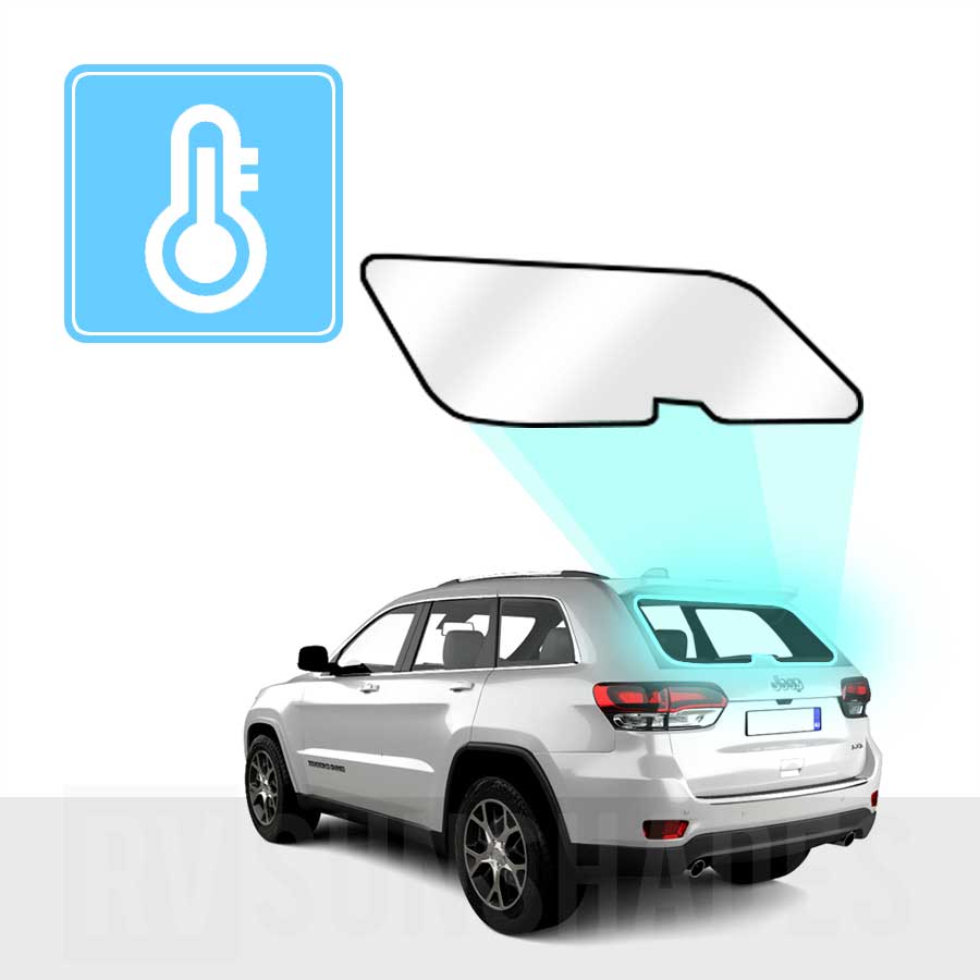 Jeep Grand Cherokee Tailgate solar screen block-out