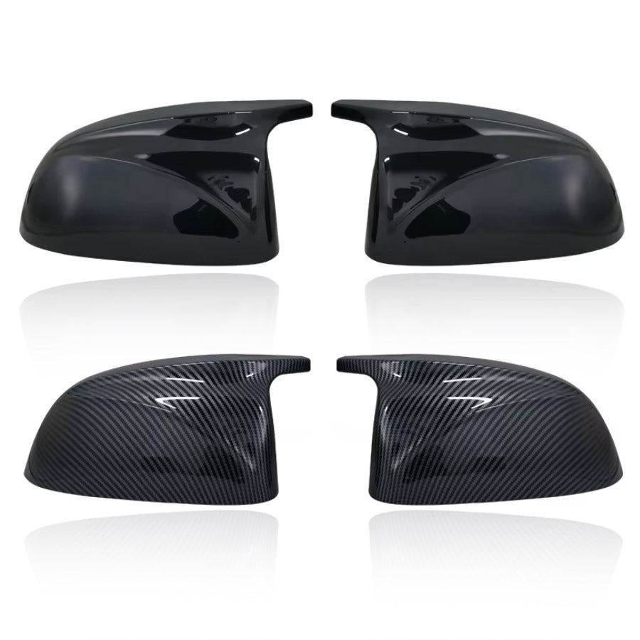 M Style Mirror Cap for X3 (G01) X4 (G02) Gloss Black or Carbon Look (Pair)