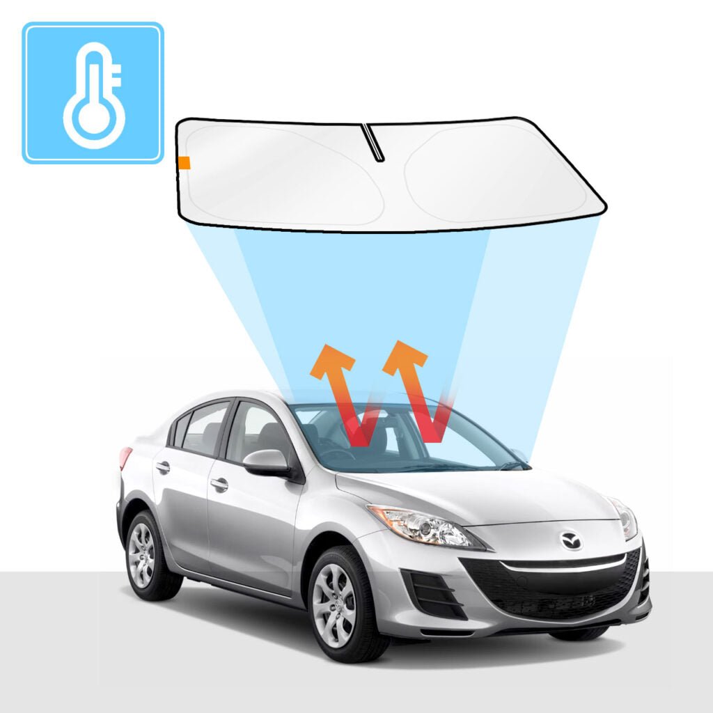 Mazda 3 Windshield sun shade