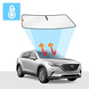 Mazda CX-7 windshield sun shade