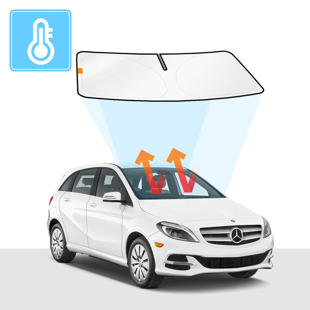 Old Shade Rvt Block Mercedes-Benz B-Class Windscreen Sun Shade W246 Solar Screens BLOCK OUT ...