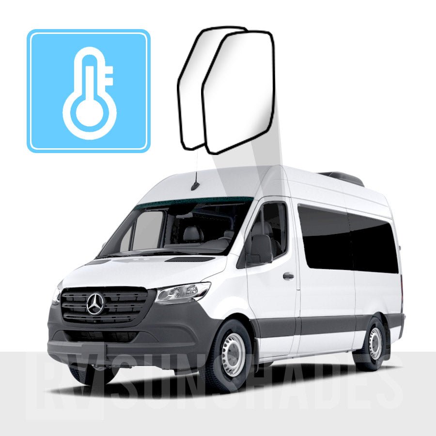 MERCEDES BENZ Sprinter Front Door Magnetic Solar Screen Pair