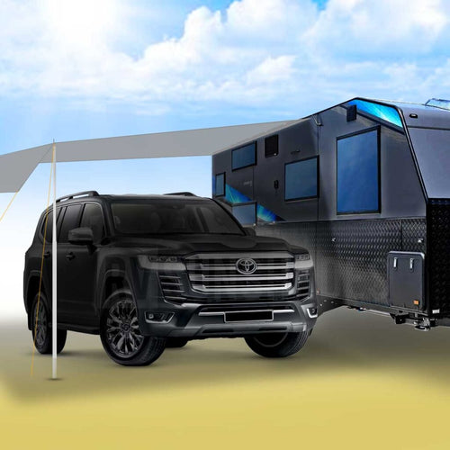 RVSUNSHADES Caravan Offside Carport Shade Wall