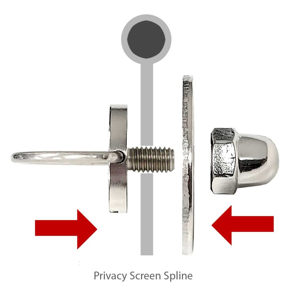 RVSunshades Waterproof Privacy Screen For Caravan Rain Shield (4.2x1.75m) For 15FT Awning (Add-On or Use Alone)