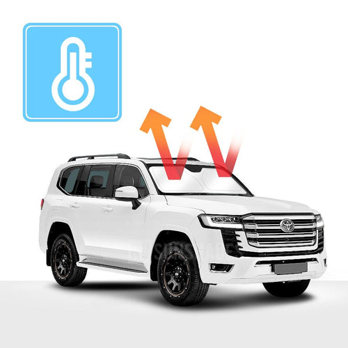 TOYOTA Landcruiser 300 series Front Windscreen Block-Out Solar Screen